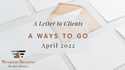A Ways to Go