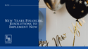 New Year's Financial Resolutions to Implement Now