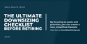 The Ultimate Downsizing Checklist Before Retiring
