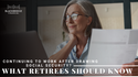 Continuing to Work After Drawing Social Security? What Retirees Should
