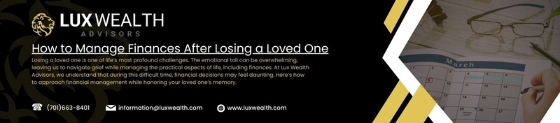 How to Manage Finances After Losing a Loved One