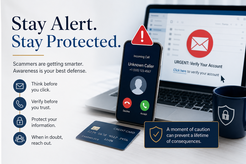 Stay Alert: The Most Common Scams We're Seeing in 2026