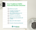 Your Traditional 401(k) Year-End Review Checklist