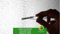 Steps to Protect Yourself From Identity Theft