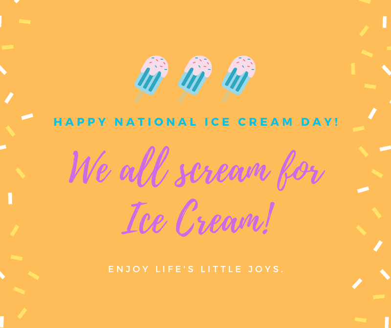 National Ice Cream Day
