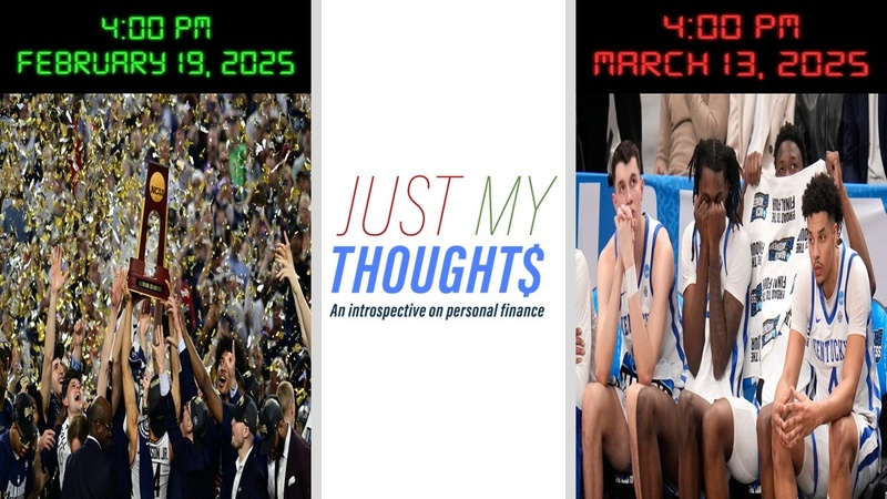 Just My Thoughts …on Losing Money Fast