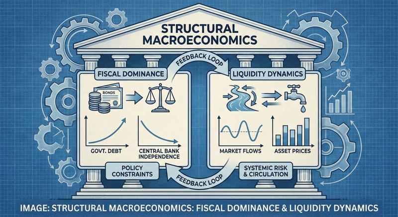Structural Macroeconomics: Fiscal Dominance & Liquidity Dynamics
