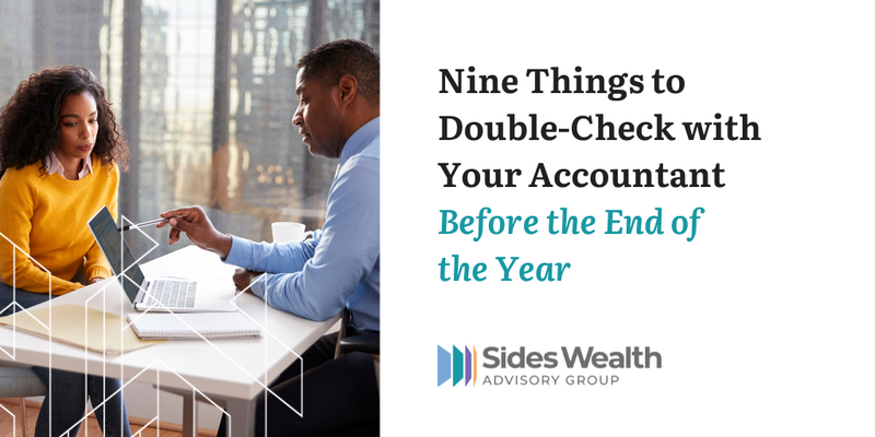 Nine Things to Double-Check with Your Accountant Before the End of the Year
