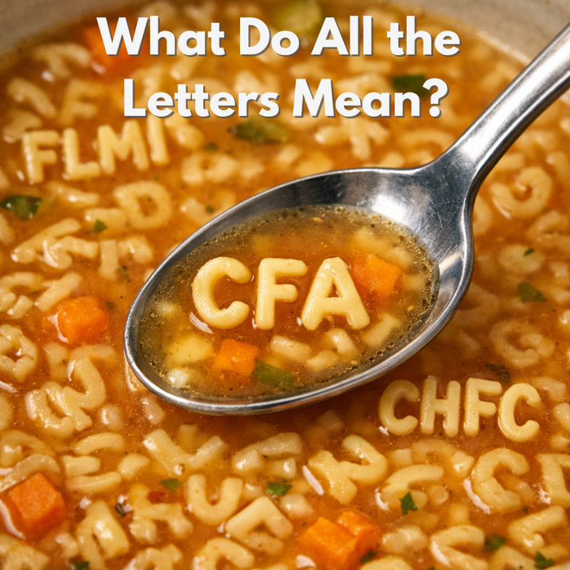 What Do All The Letters Mean?