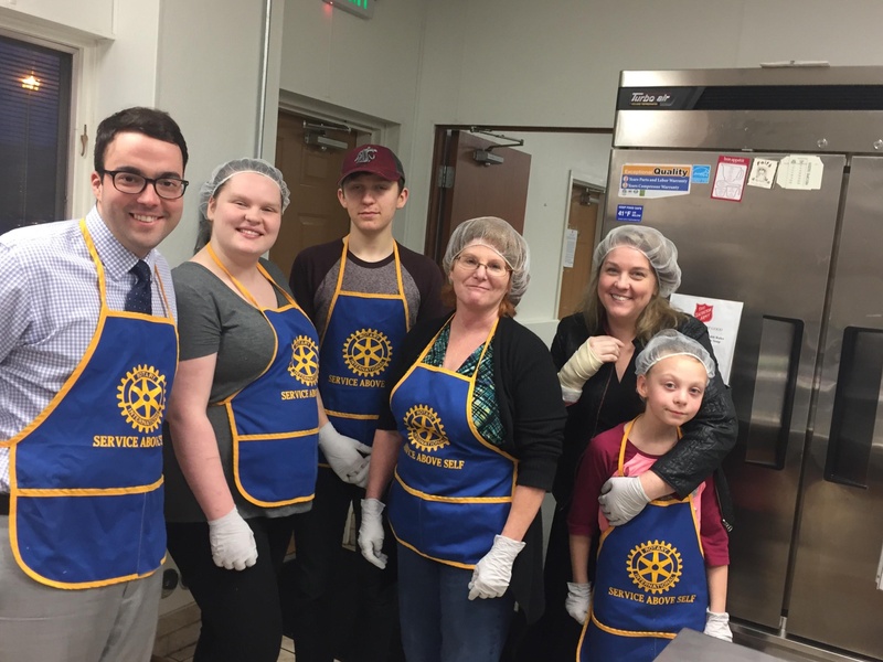Serving Meals at the Soup Kitchen