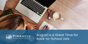 August is a Great Time for Back-to-School Lists