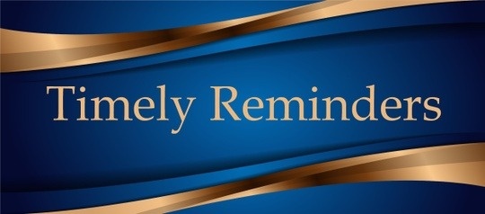 Timely Reminders