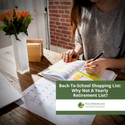 Back-To-School Shopping List: Why Not A Yearly Retirement List?