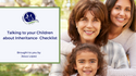 TALKING TO YOUR CHILDREN ABOUT INHERITANCE – Checklist