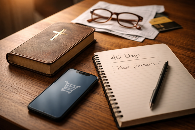What If You Gave Up Impulse Spending This Lent?  Forty Days of Seeing Clearly