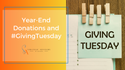 Year-End Donations and #GivingTuesday