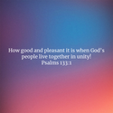 Psalm 133:1