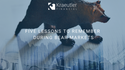 Five Lessons To Remember During Bear Markets