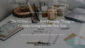 The 12 Days of Year-End Planning