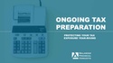 Ongoing Tax Planning