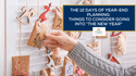 The 12 Days of Year-End Planning: Things to Consider Going into “The New Year" (Year-End Planning Ch