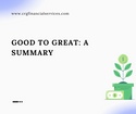 Good to Great: A Summary