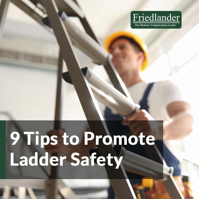 9 Tips to Promote Ladder Safety