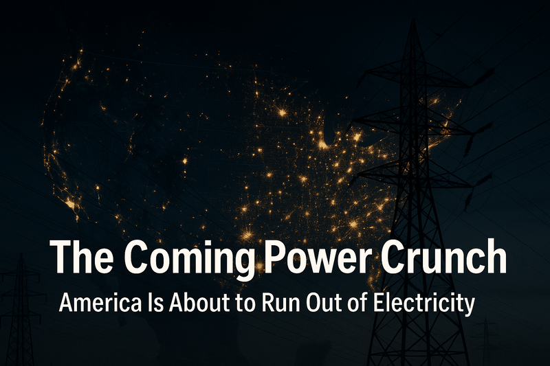 The Coming Power Crunch: America Is About to Run Out of Electricity