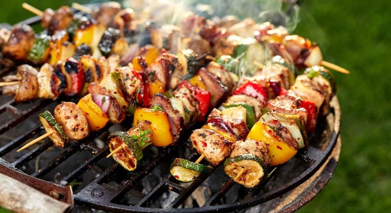 Grilled Lemon Chicken Kabobs
