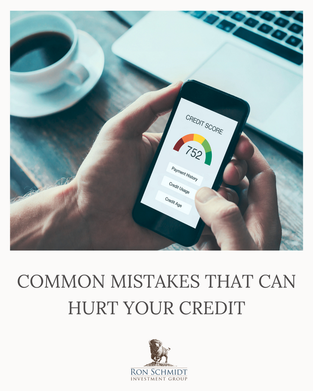 Common Mistakes That Can Hurt Your Credit