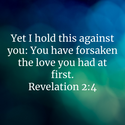 Revelation 2:4