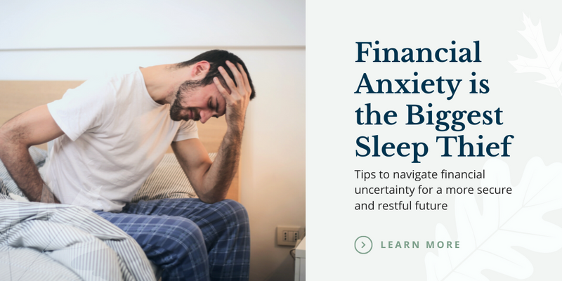 Financial Anxiety is the Biggest Sleep Thief