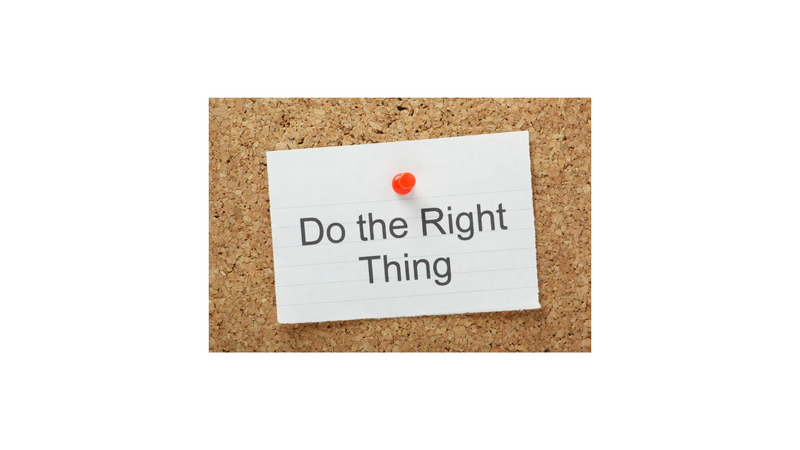 Of doing right and tiebreakers