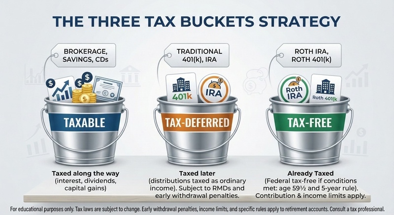 Tax Diversification in Retirement: Preparing Today for More Control Tomorrow