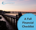 A Fall Financial Checklist