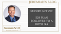 529 Plan Rollover to a Roth IRA