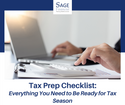 Tax Prep Checklist: Everything You Need to Be Ready for Tax Season