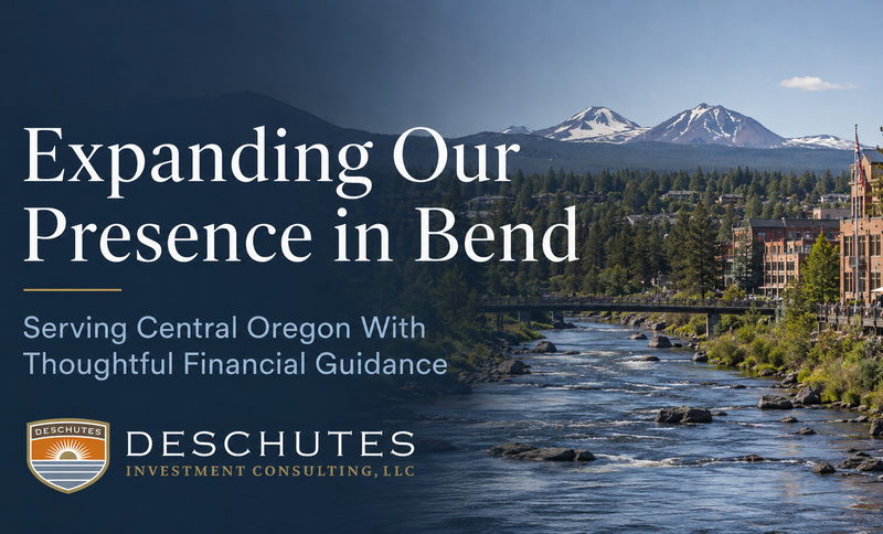 Deschutes Investment Consulting Expands: Financial Advisors in Bend, OR