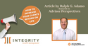 Article by Ralph G. Adamo featured on Advisor Perspectives