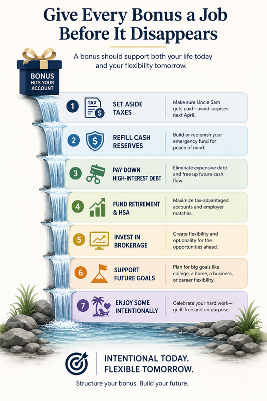 What Should High Earners Do With a Bonus?