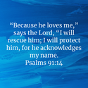 Psalm 91:14