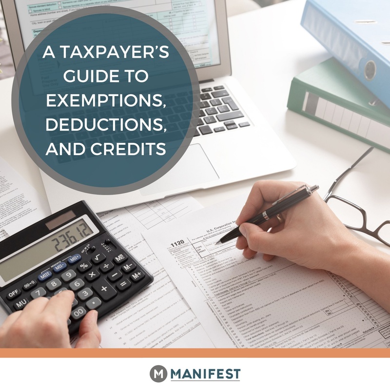 A Taxpayer’s Guide to Exemptions, Deductions, and Credits
