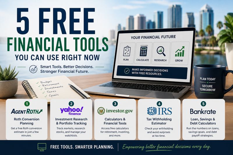 5 Free Financial Tools You Can Use Right Now