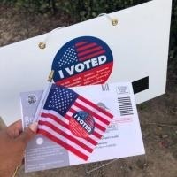 Voting for freedom, democracy and a better future