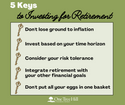Five Keys to Investing for Retirement