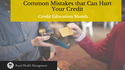 4 Things Every College Student Should Know About Credit