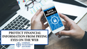 Protect Financial Information from Prying Eyes on the Web