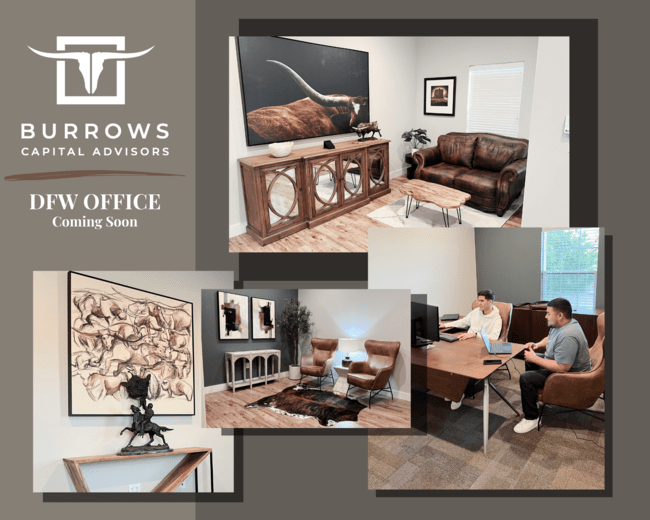 Burrows Capital Advisors Expands to Dallas-Fort Worth Metroplex