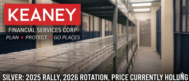 Silver: 2025 rally, 2026 rotation, price currently holding