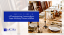 4 Thanksgiving Lessons for a Feast-Worthy Financial Plan
